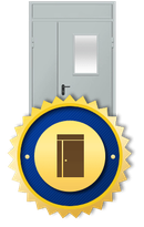 Противопожарные двери с фрамугой